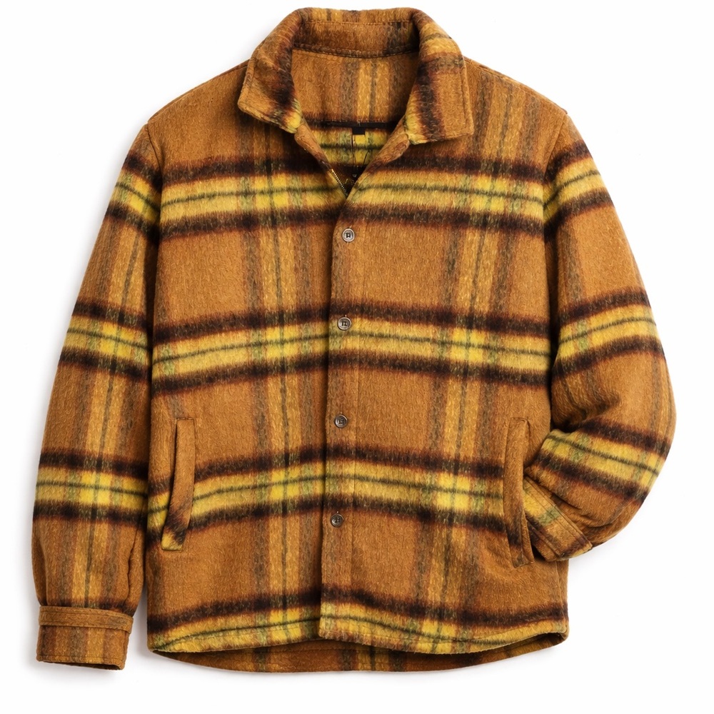 Plaid Brown Jacket for Men
